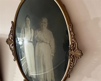 bubble glass framed photo