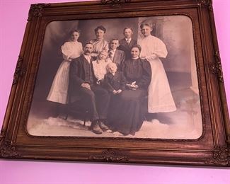 vintage framed photo