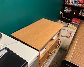 desk and office chair