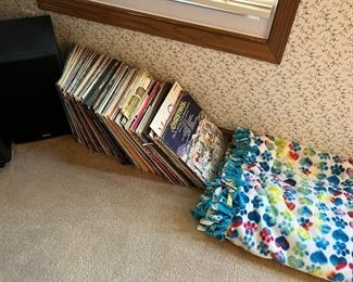 stereo system turntable records cds