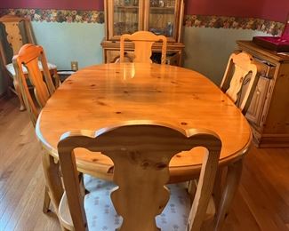 dining room table and buffet