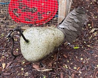 Stone chickens