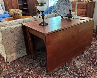 Cherry drop leaf table