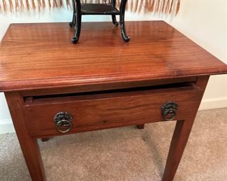 Handmade walnut table