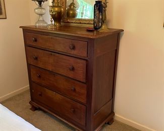 Antique hand made one chest of drawers