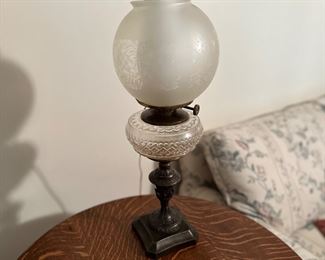 Antique oil lamp 