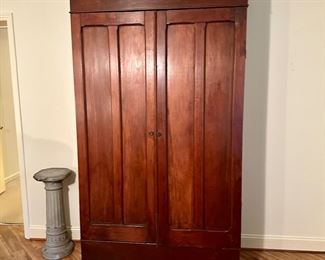 Knock down wardrobe walnut circa 1860