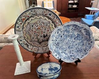 Blue and white china
