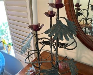 Iron work candle 