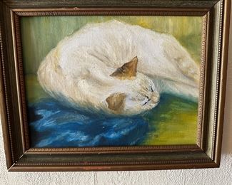 Original painting of cat