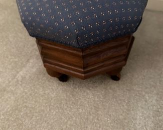 Antique octagonal stool