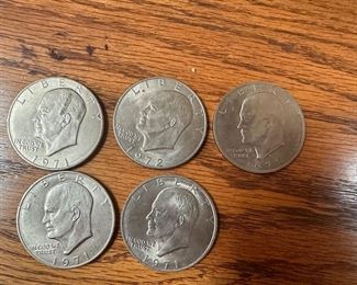 Eisenhower, 1971 silver dollars
