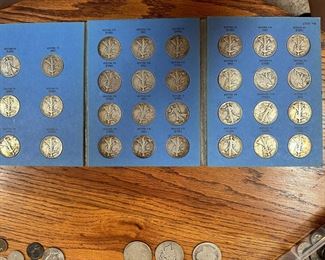 Walking liberty half dollars