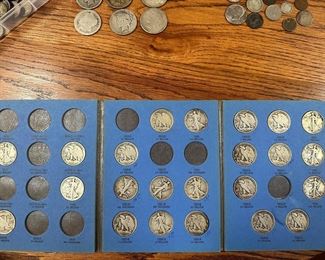 Walking liberty half dollars