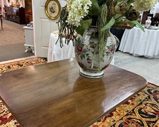 Mahogany tilt-top tabletop