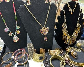 Designer costume jewelry