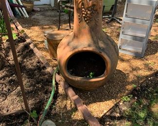 #137	terracotta chime near 36 tall	 $65.00 			
