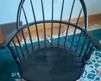 Nice Black Lacquer Chair