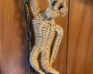 Rare, Collectible, Exotic, Vintage,  Wicker Monkey