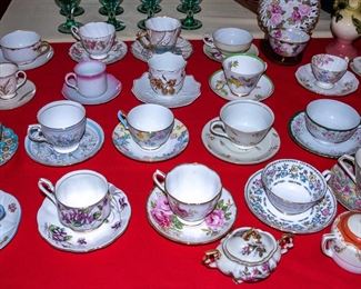 CERAMIC TEA CUP COLLECTION