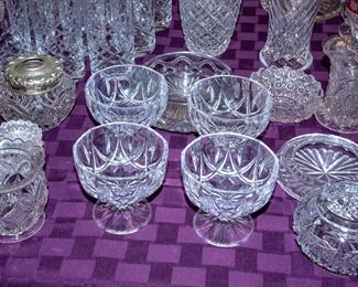 VINTAGE GLASS AND CRYSTAL
