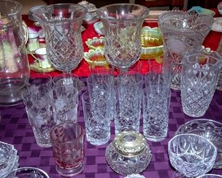 VINTAGE GLASS AND CRYSTAL