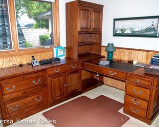 OFFICE CABINETS AND DESK