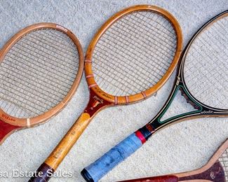 VINTAGE TENNIS RACKETS