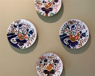 Early 19th century Finger Pattern Coalport plates.