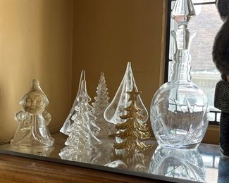 Glass/crystal trees