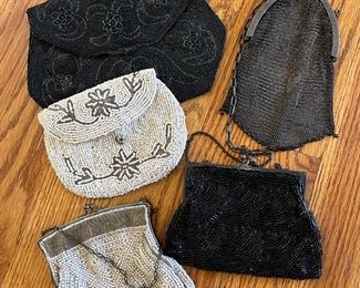Vintage beaded purses
