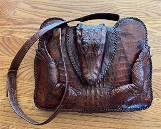 Vintage alligator purse