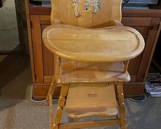 Vintage highchair