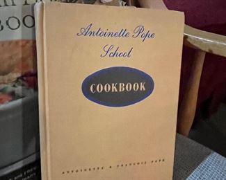 Antoinette Pope School signed cookbook