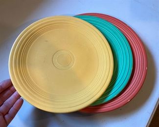 Vintage Fiesta dinner plates