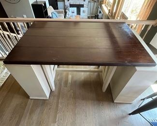 Kitchen/craft table with (2) removable cubbies.....