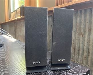 Sony speaker system (2) speakers not shown......