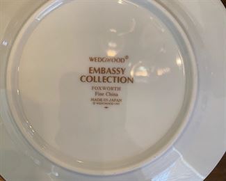 Wedgwood Embassy Collection in Foxworth Pattern China Dish Set