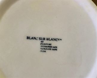 Blanc Sur Blanc Dish Set by Farberware