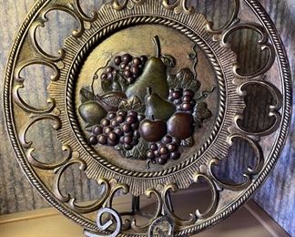 Renaissance Motif Decorative Fruit Medallion
