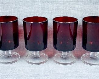 Luminarc Ruby Red Wine Glass by Verrerie D'Argues