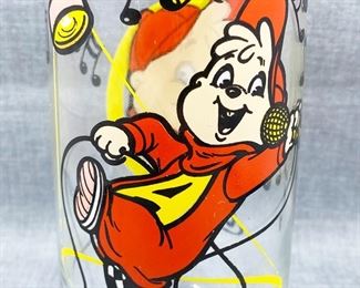 Alvin and the Chipmunks Libbey Glass