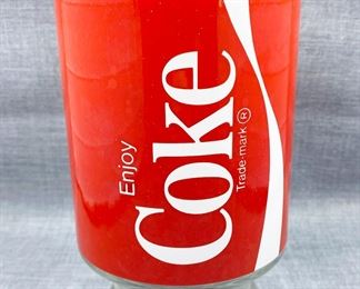 Large 1970s Footed Coca-Cola Glass
