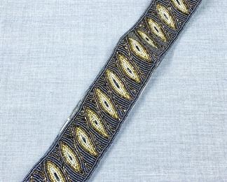 Christian Dior Beaded Velcro Belt