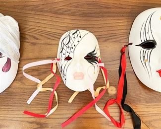Porcelain Masquerade Masks