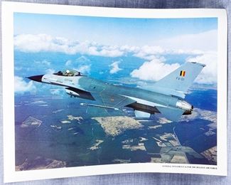 General Dynamics F 16 Royal Belgian Airforce Print