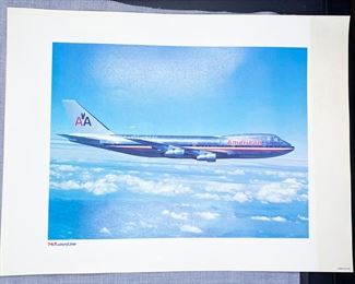 American Airlines 747 Luxury Liner Print