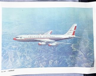 American Airlines 707 Print
