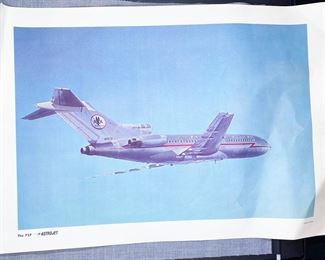 American Airlines 727 Print