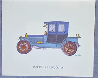 1911 Packard Coupe Print